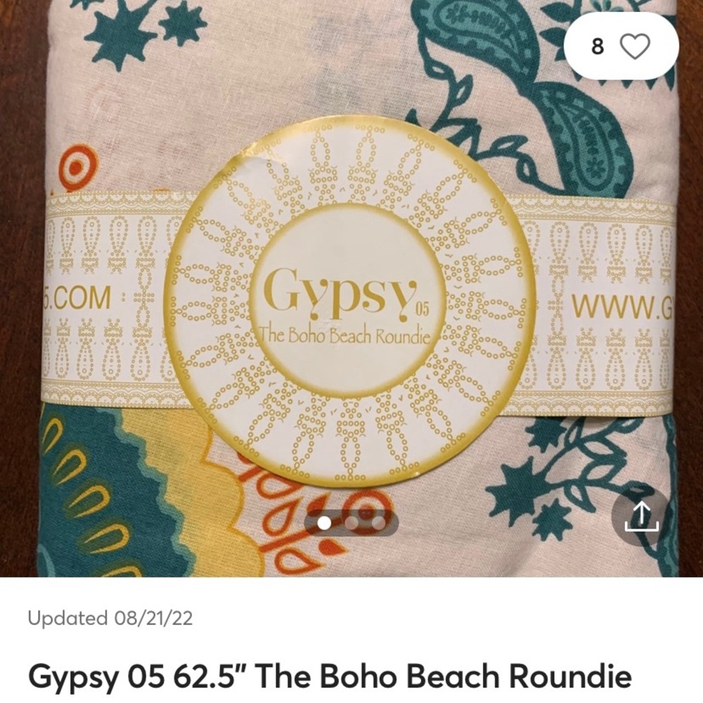 Gypsy Boho Beach Roundie